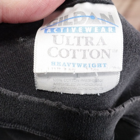 VINTAGE AIR FORCE ROTC FADED BLACK MILITARY T-SHIRT SZ L - Picture 9 of 9